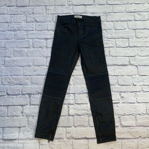 Madewell Skinny Skinny Moto Ankle Zip